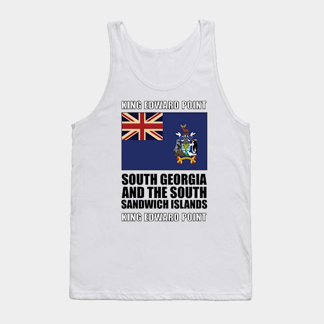 Flag of South Georgia and the South Sandwich Islands Tank Top by KewaleeTee